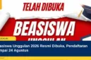 Beasiswa Unggulan 2026 Resmi Dibuka, Pendaftaran sampai 24 Agustus
