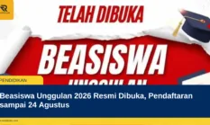 Beasiswa Unggulan 2026 Resmi Dibuka, Pendaftaran sampai 24 Agustus