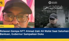 Relawan Gempa NTT Ahmad Zaki Ali Wafat Saat Salurkan Bantuan, Gubernur Sampaikan Duka