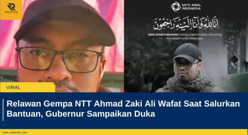 Relawan Gempa NTT Ahmad Zaki Ali Wafat Saat Salurkan Bantuan, Gubernur Sampaikan Duka