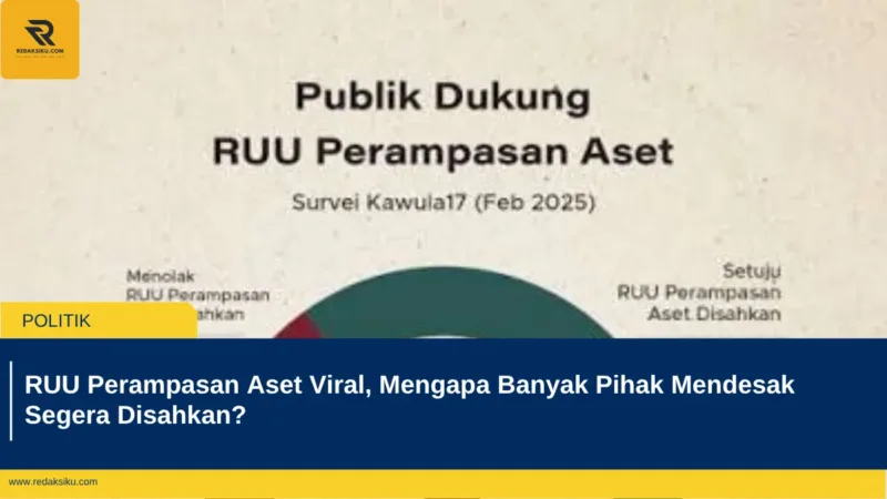 RUU Perampasan Aset Viral, Mengapa Banyak Pihak Mendesak Segera Disahkan?