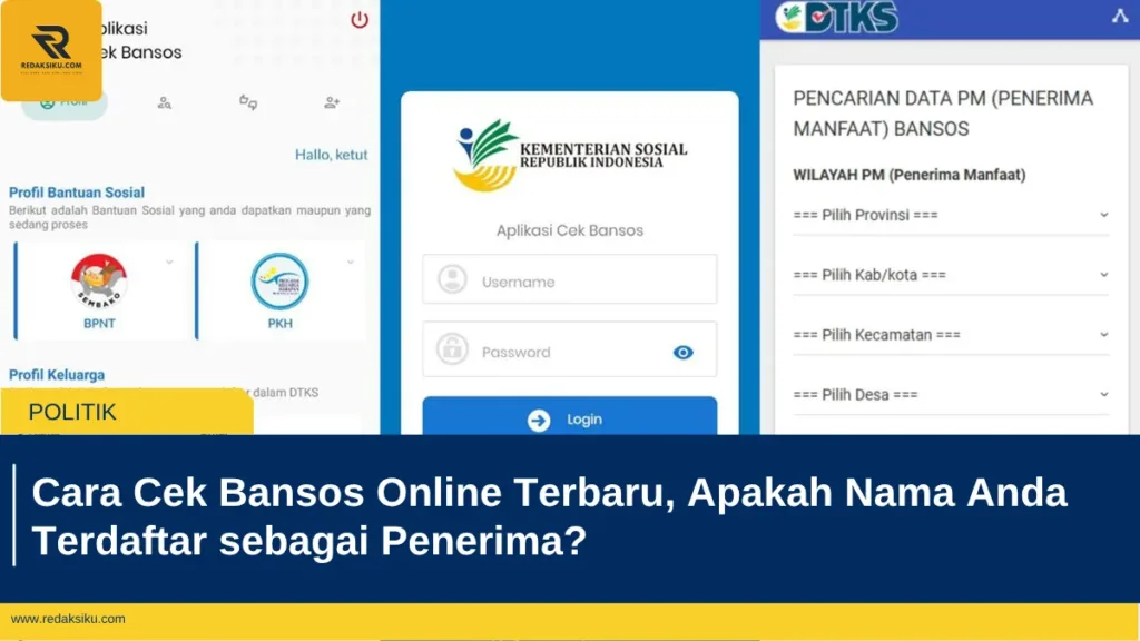 Cara Cek Bansos Online Terbaru, Apakah Nama Anda Terdaftar sebagai Penerima?