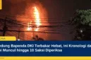 Gedung Bapenda DKI Terbakar Hebat, Ini Kronologi dari Api Muncul hingga 10 Saksi Diperiksa