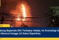 Gedung Bapenda DKI Terbakar Hebat, Ini Kronologi dari Api Muncul hingga 10 Saksi Diperiksa