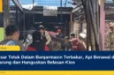 Pasar Teluk Dalam Banjarmasin Terbakar, Api Berawal dari Warung dan Hanguskan Belasan Kios