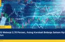 IHSG Melesat 2,78 Persen, Asing Kembali Belanja Saham Rp1,24 Triliun