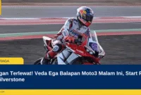 Jangan Terlewat! Veda Ega Balapan Moto3 Malam Ini, Start P16 di Silverstone