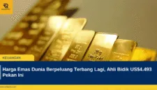 Harga Emas Dunia Berpeluang Terbang Lagi, Ahli Bidik US$4.493 Pekan Ini