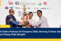 Bank Sultra Perkasa di Finspora 2026, Borong 5 Emas dan Bawa Pulang Piala Bergilir