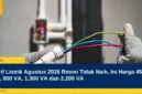 Tarif Listrik Agustus 2026 Resmi Tidak Naik, Ini Harga 450 VA, 900 VA, 1.300 VA dan 2.200 VA