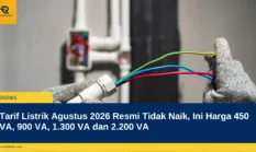 Tarif Listrik Agustus 2026 Resmi Tidak Naik, Ini Harga 450 VA, 900 VA, 1.300 VA dan 2.200 VA