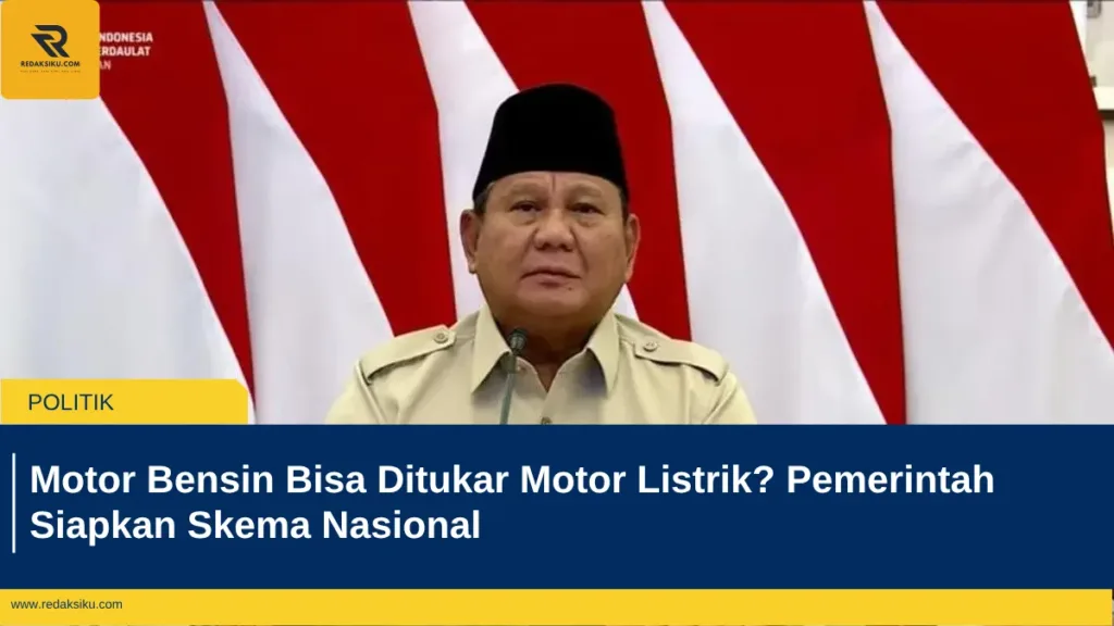 Motor Bensin Bisa Ditukar Motor Listrik? Pemerintah Siapkan Skema Nasional Motor Bensin Bisa Ditukar Motor Listrik? Pemerintah Siapkan Skema Nasional