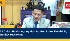 14 Calon Hakim Agung dan Ad Hoc Lolos Komisi III, Berikut Daftarnya