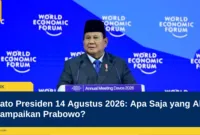 Pidato Presiden 14 Agustus 2026: Apa Saja yang Akan Disampaikan Prabowo?