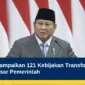 Prabowo Sampaikan 121 Kebijakan Transformatif, Ini Agenda Besar Pemerintah