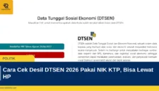 Cara Cek Desil DTSEN 2026 Pakai NIK KTP, Bisa Lewat HP