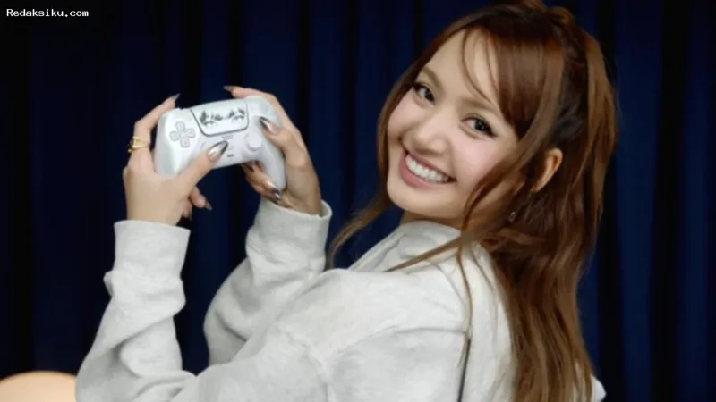 Pengontrol Sony DualSense edisi kolaborasi bersama seniman Lisa dengan harga Rp1,5 juta.