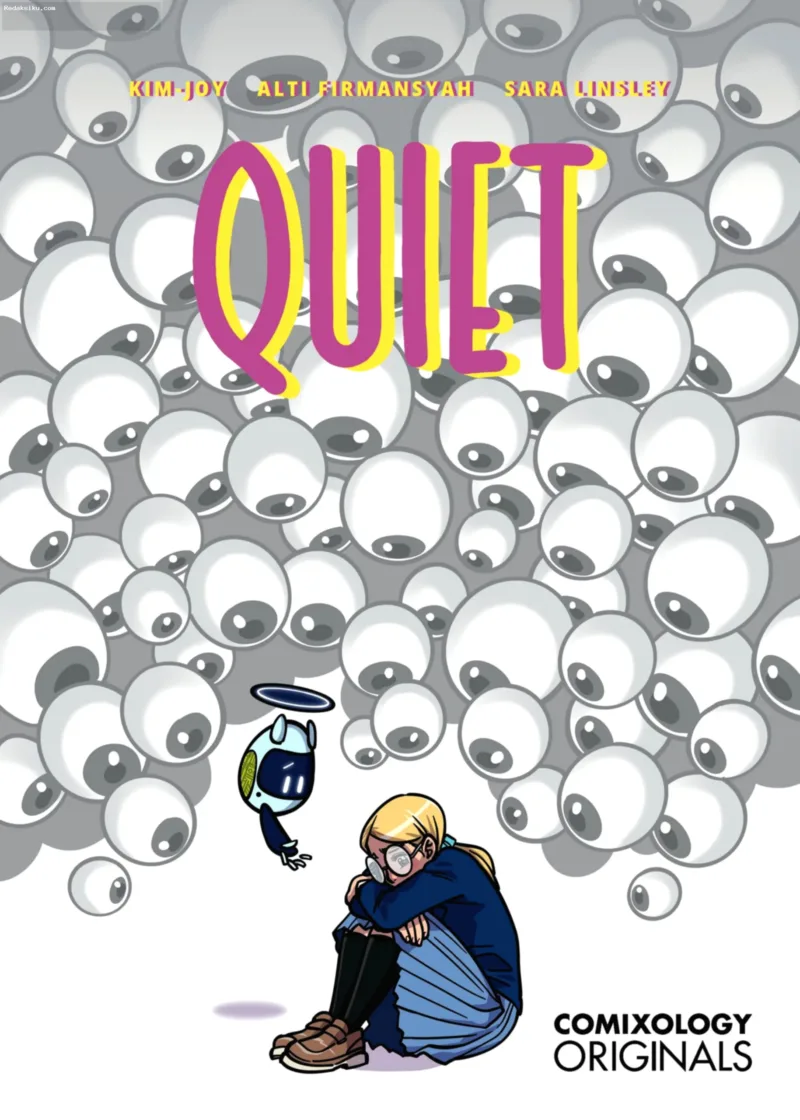 Penulis Kim-Joy saat membahas novel grafis Quiet karyanya di Comixology Originals