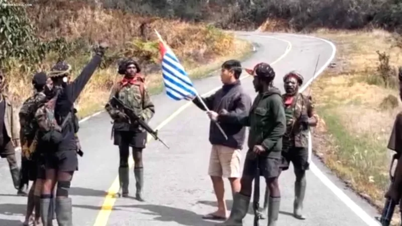 Sopir Travel Aris Sanda — Ilustrasi jalur Trans Wamena-Nduga lokasi penembakan sopir travel oleh KKB