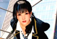 Dead Alive — Karakter dalam game Dead or Alive 6 Last Round dengan tampilan visual yang lebih tertutup.