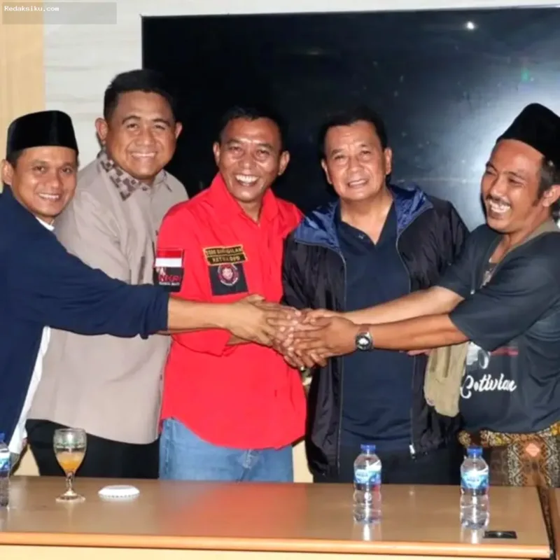 Suasana di sekitar Gereja Kristen Protestan Indonesia (GKPI) Rajeg, Kabupaten Tangerang pasca insiden.