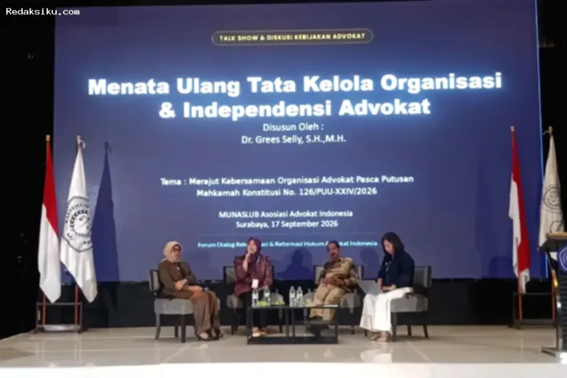 Putusan MK 126/2026 — Gedung Mahkamah Konstitusi sebagai latar belakang momentum perbaikan UU Advokat.