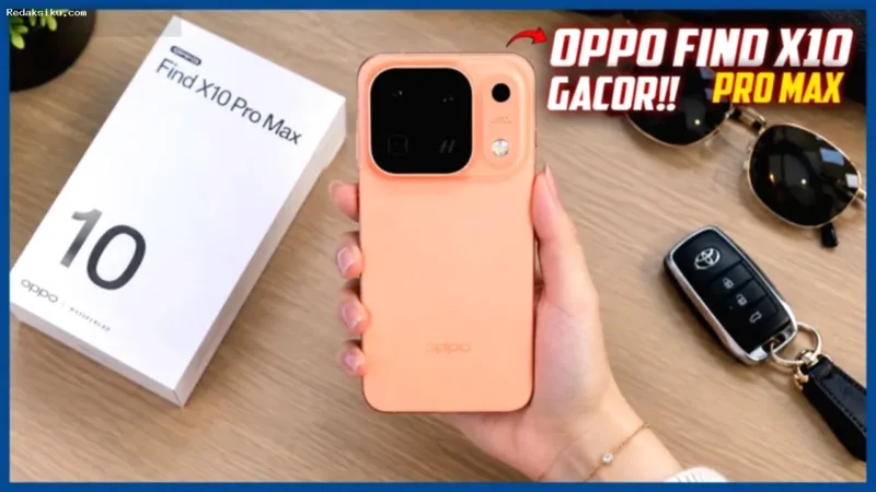 Ilustrasi ponsel OPPO Find X10 Pro Max dengan bocoran spesifikasi kamera 200MP