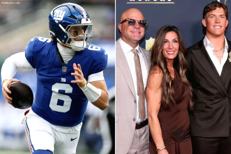 Orang Tua Jaxson Dart — Kara dan Brandon Dart, orang tua dari quarterback NFL Jaxson Dart, yang memberikan dukungan penuh dalam karier atletiknya.
