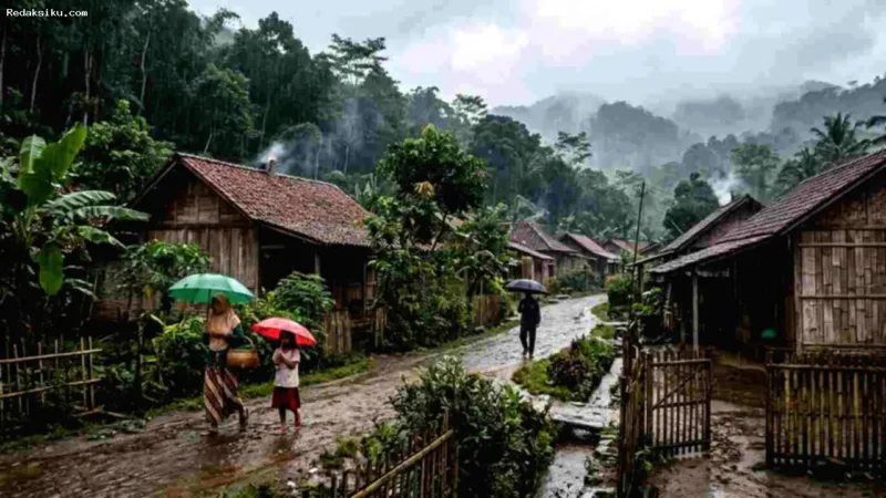 Peta cuaca Sumatera Selatan menunjukkan 14 daerah berpotensi hujan ringan pada 23 September 2026