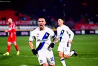 Lautaro Martinez, penyerang dan kapten Inter Milan yang menolak tawaran Barcelona.