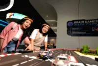Suasana uji coba Mega Science Center dan Budaya di Jatim Park 1 Kota Batu
