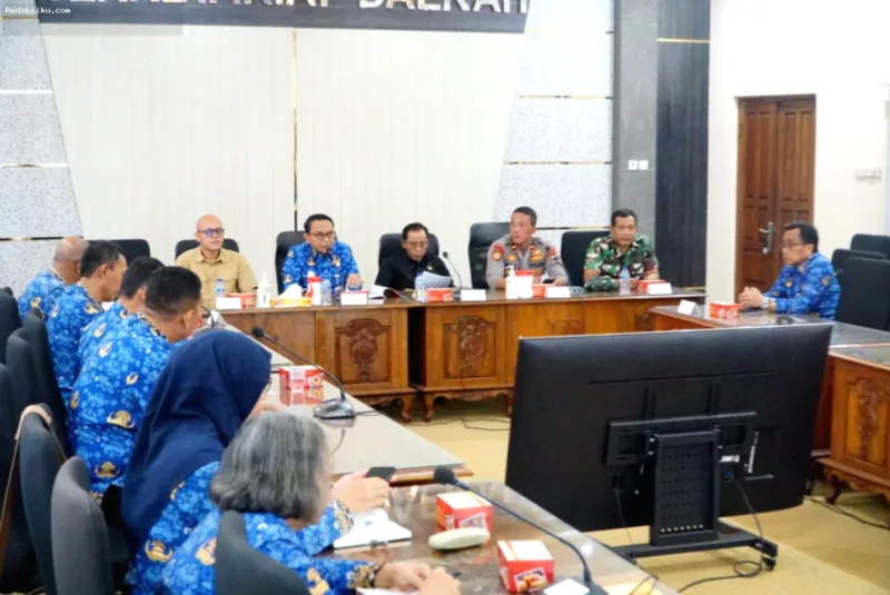 Rapat koordinasi Pemkab Pati terkait penetapan status tanggap darurat kekeringan