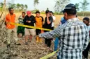 Warga digegerkan oleh penemuan kerangka manusia di area persawahan Desa Beloh, Kecamatan Trowulan, Mojokerto.