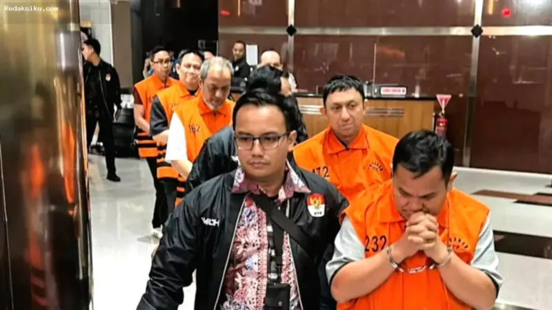 Gedung Komisi Pemberantasan Korupsi (KPK) saat proses penyidikan kasus korupsi di Kementerian ATR/BPN.
