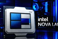 Ilustrasi prosesor Intel Nova Lake-S yang jadwal rilisnya ditunda hingga tahun 2027.