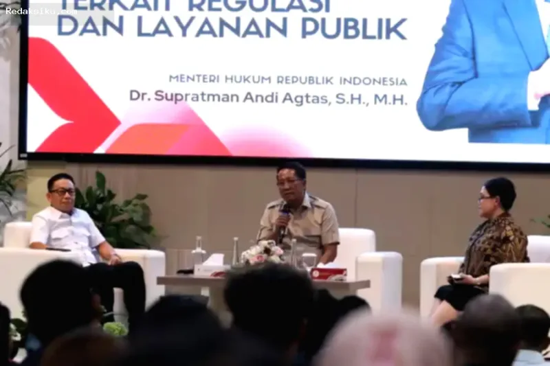 aplikasi PASTI — Menteri Hukum meluncurkan aplikasi berbasis AI bernama PASTI untuk menyederhanakan regulasi nasional.