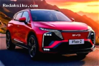 BYD Yuan UP Feichi Edition 2027 yang dikenal sebagai BYD Atto 2 dengan desain crossover listrik kompak