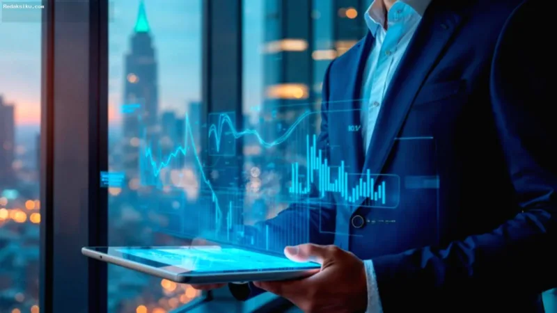 Grafik pergerakan saham Asia yang menguat didorong sektor teknologi