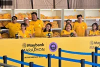 Suasana meriah ajang lari Maybank Marathon 2026 di Bali United Training Center Gianyar