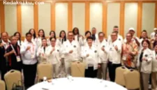 Kontingen Indonesia menampilkan busana bermotif Gorga khas Batak pada ajang Asian Games 2026.