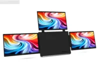 Monitor ePaper EP130K — Monitor Acer EP130K dengan teknologi ePaper dan layar triple-display Acer PD163Q P3 yang dipamerkan di acara next@acer.