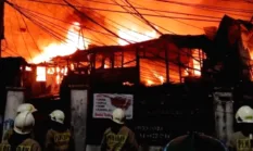 Kebakaran Hanguskan 1.100 m² Pemukiman di Kebayoran Lama