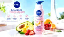 NIVEA Extra Bright Radiant & Smooth Vitamin C hadir sebagai solusi praktis untuk mencerahkan dan menghaluskan kulit tubuh.