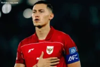 Jay Idzes Absen — Jay Idzes saat membela Timnas Indonesia di lapangan hijau