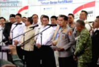 penipuan beras fortifikasi — Irwasum Polri Komjen Pol Wahyu Widada memberikan keterangan terkait penyelidikan kasus beras fortifikasi.