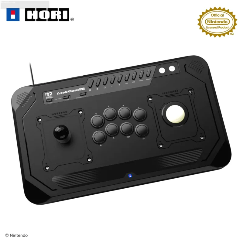 Controller Arcade Classic Pro — Controller arcade HORI Classic Pro untuk Nintendo Switch 2 dengan tombol dan joystick klasik