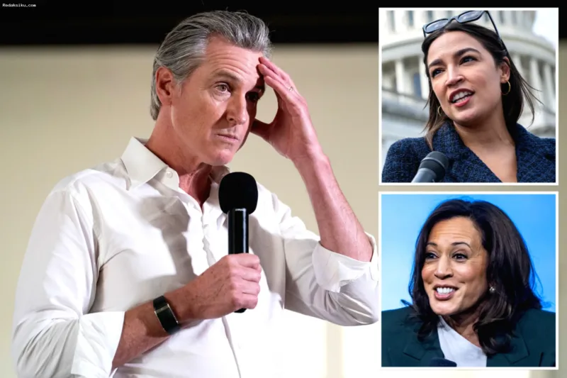 Gubernur California Gavin Newsom menghadapi penurunan dukungan elektabilitas untuk bursa pilpres 2028.