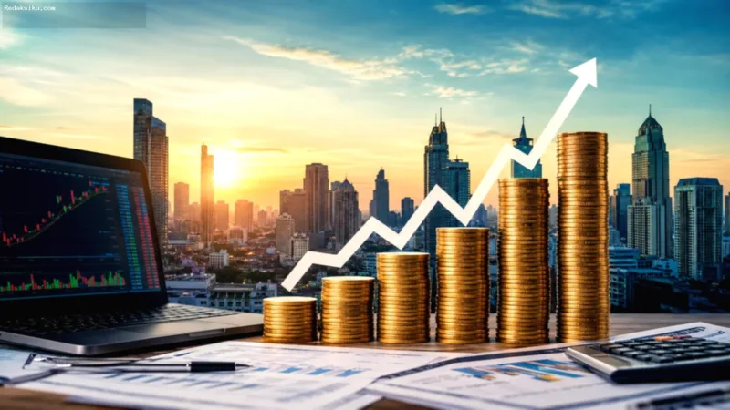 Grafik pertumbuhan ekonomi Indonesia yang didorong oleh investasi dan UMKM pada kuartal ketiga 2026.