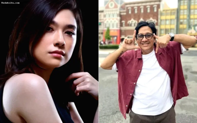 Aktris Amanda Rigby dan komedian Andre Taulany.