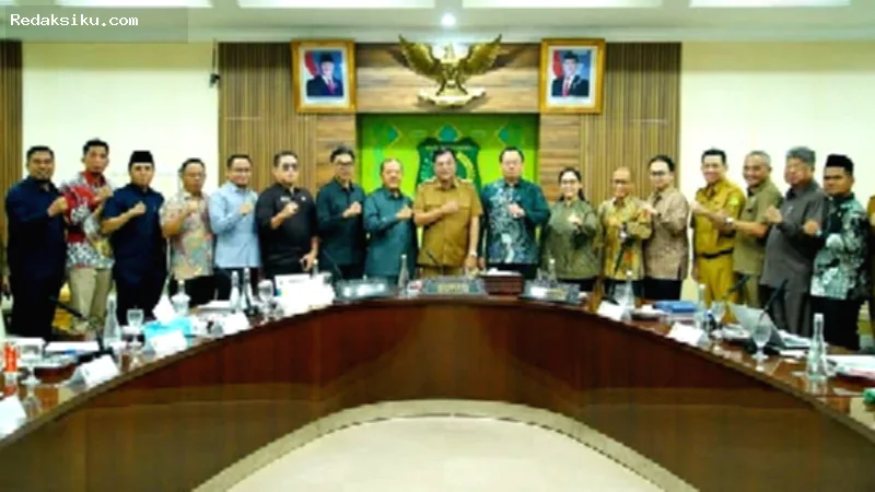 Suasana rapat koordinasi integritas tata kelola pemerintahan antara KPK dan Pemkab Musi Banyuasin
